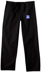 Duke University Black Classic Scrub Pants