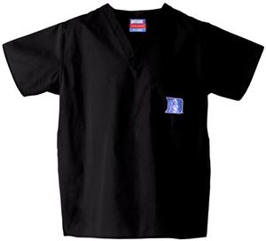 Duke University Black Classic Scrub Tops