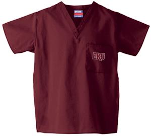 Eastern Kentucky Univ Maroon Classic Scrub Tops