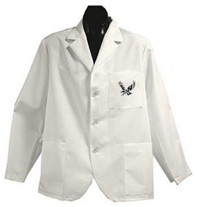 Eastern Washington Univ White Short Labcoats