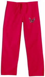 Eastern Washington Univ Red Classic Scrub Pants