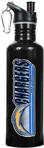 NFL San Diego Chargers Black Water Bottle