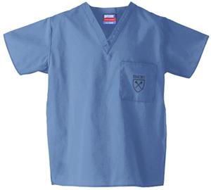 Emory University Sky Classic Scrub Tops