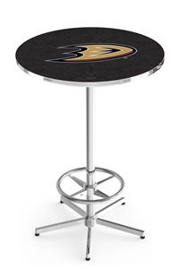 Anaheim Ducks NHL Chrome Pub Table