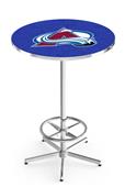 Colorado Avalanche NHL Chrome Pub Table Colorado Avalanche NHL Chrome Pub Table