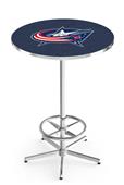Columbus Blue Jackets NHL Chrome Pub Table Columbus Blue Jackets NHL Chrome Pub Table