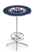 Edmonton Oilers NHL Chrome Pub Table Edmonton Oilers NHL Chrome Pub Table
