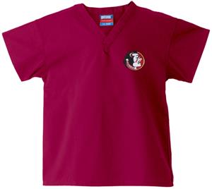 Florida State Univ Kid's Crimson Scrub Tops