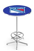 New York Rangers NHL Chrome Pub Table New York Rangers NHL Chrome Pub Table