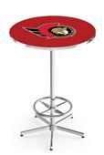 Ottawa Senators NHL Chrome Pub Table