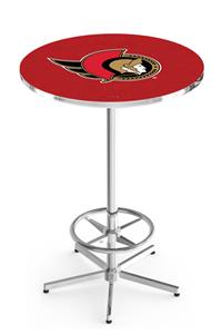 Ottawa Senators NHL Chrome Pub Table