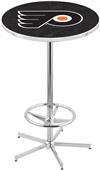 Philadelphia Flyers Blk NHL Chrome Pub Table