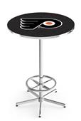 Philadelphia Flyers Orange NHL Chrome Pub Table Philadelphia Flyers Orange NHL Chrome Pub Table