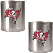 NFL Buccaneers Stainless Steel Can Holders