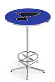 St Louis Blues NHL Chrome Pub Table St Louis Blues NHL Chrome Pub Table