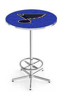St Louis Blues NHL Chrome Pub Table
