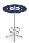 Winnipeg Jets NHL Chrome Pub Table Winnipeg Jets NHL Chrome Pub Table