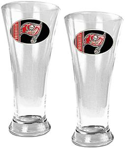 NFL Tampa Bay Buccaneers 2 Piece Pilsner Glass Set