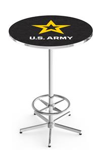 United States Army Chrome Pub Table