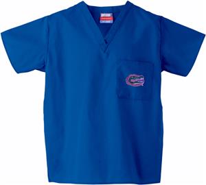 Univ of Florida Gators Royal Classic Scrub Tops