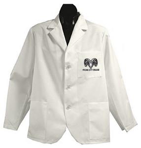 Fresno City College White Short Labcoats