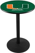 Holland Univ of Miami FL Round Base Pub Table Holland Univ of Miami FL Round Base Pub Table