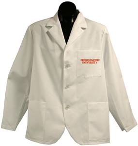 Fresno Pacific University White Short Labcoats