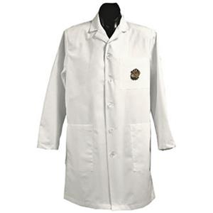 Georgetown Univ Hoya White Long Labcoats