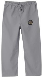 Georgetown Univ Hoya Kid's Gray Scrub Pants