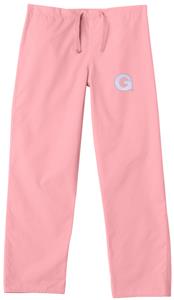 Georgetown University Pink Classic Scrub Pants