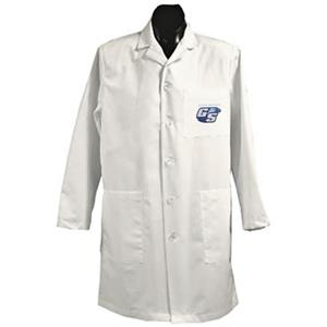 Georgia Southern Univ White Long Labcoats