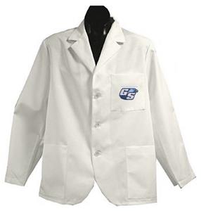 Georgia Southern Univ White Short Labcoats