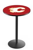 Holland Calgary Flames NHL Round Base Pub Table Holland Calgary Flames NHL Round Base Pub Table