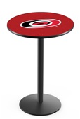 Carolina Hurricanes NHL Round Base Pub Table Carolina Hurricanes NHL Round Base Pub Table