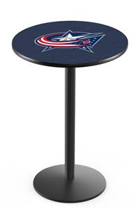 Columbus Blue Jackets NHL Round Base Pub Table