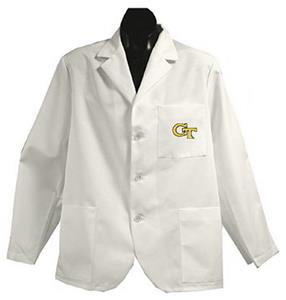 Georgia Tech White Short Labcoats