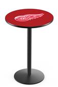 Holland Detroit Red Wings NHL Round Base Pub Table Holland Detroit Red Wings NHL Round Base Pub Table