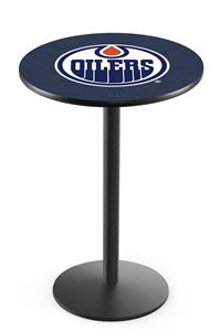 Edmonton Oilers NHL Round Base Pub Table