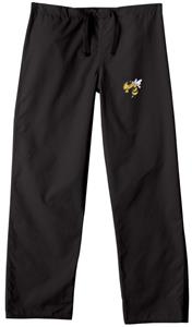 Georgia Tech Yellow Jackets Black Scrub Pants