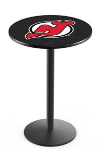 New Jersey Devils NHL Round Base Pub Table
