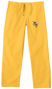 Georgia Tech Yellow Jackets Gold Scrub Pants