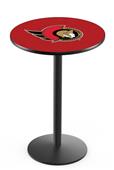 Ottawa Senators NHL Round Base Pub Table