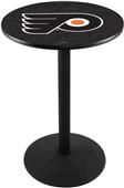Philadelphia Flyers Blk NHL Round Base Pub Table Philadelphia Flyers Blk NHL Round Base Pub Table