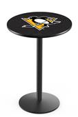Pittsburgh Penguins NHL Round Base Pub Table