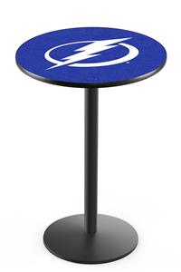 Tampa Bay Lightning NHL Round Base Pub Table