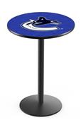 Vancouver Canucks NHL Round Base Pub Table
