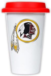NFL Washington Redskins Ceramic Cup with Red Lid