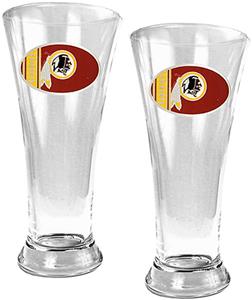 NFL Washington Redskins 2 Piece Pilsner Glass Set