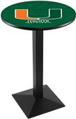 University of Miami FL Square Base Pub Table