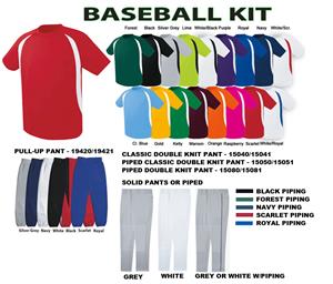 High Five Liberty Baseball Jersey Uniform Kits
